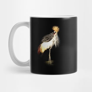 Grey crowned crane Mug